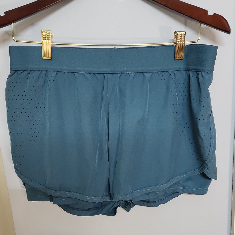 Women's Teal Sports Shorts
